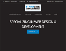 Tablet Screenshot of finishlinestudios.com